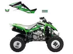 03-08 KFX400 DREAM 2 GRAPHIC, BLACKBIRD DECAL SET 2Q05A