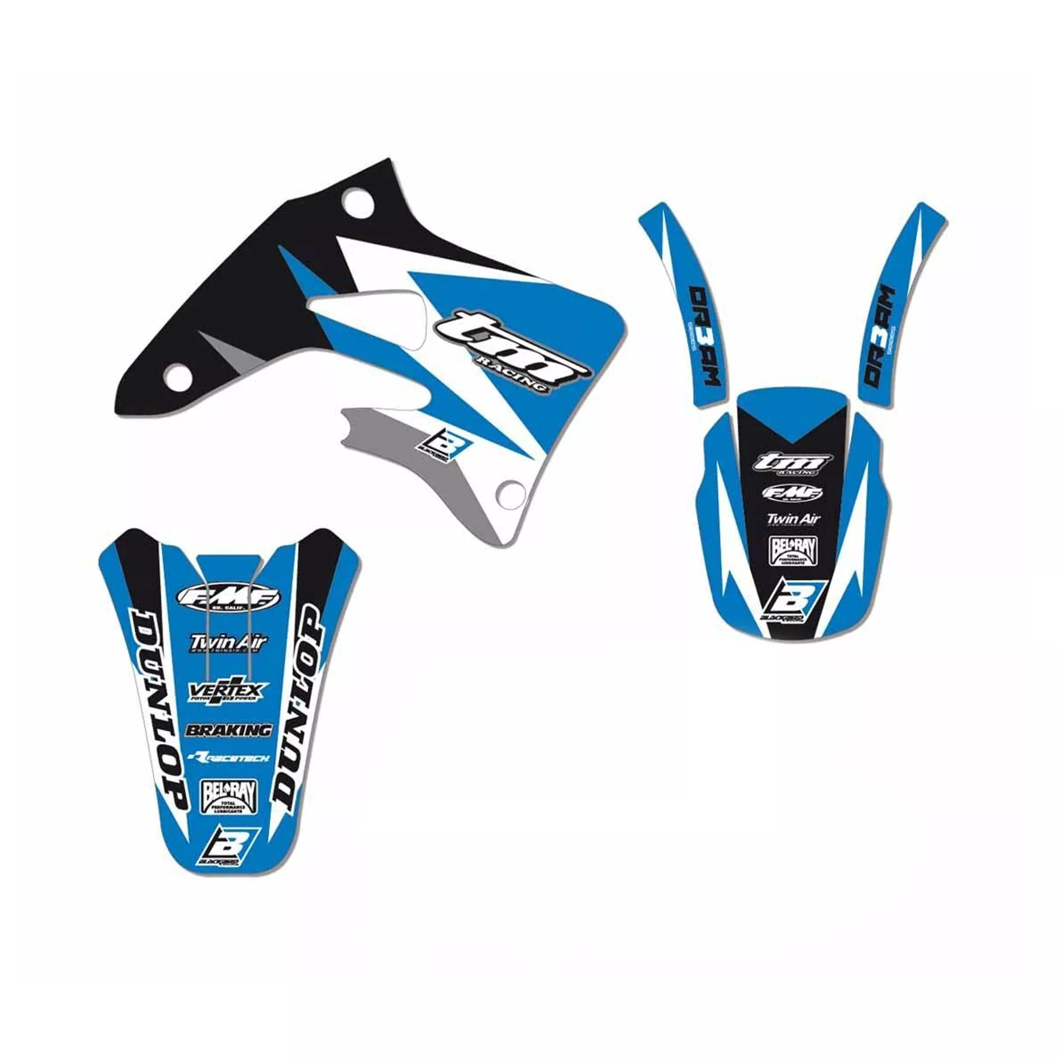 04-07 TM 4-ST DREAM 3 GRAPHIC, BLACKBIRD DECAL KIT 2802E, BB2802E