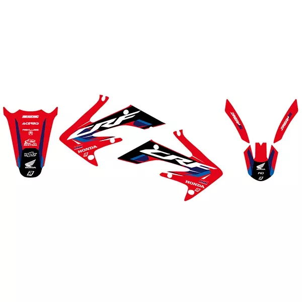 04-09 CRF250 DREAM 5 GRAPHIC, BLACKBIRD DECAL KIT 2135AB, 04-19 CRF250X