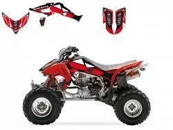 04-20 TRX450R DREAM-2 KIT, BLACKBIRD DECAL KIT 2Q06A
