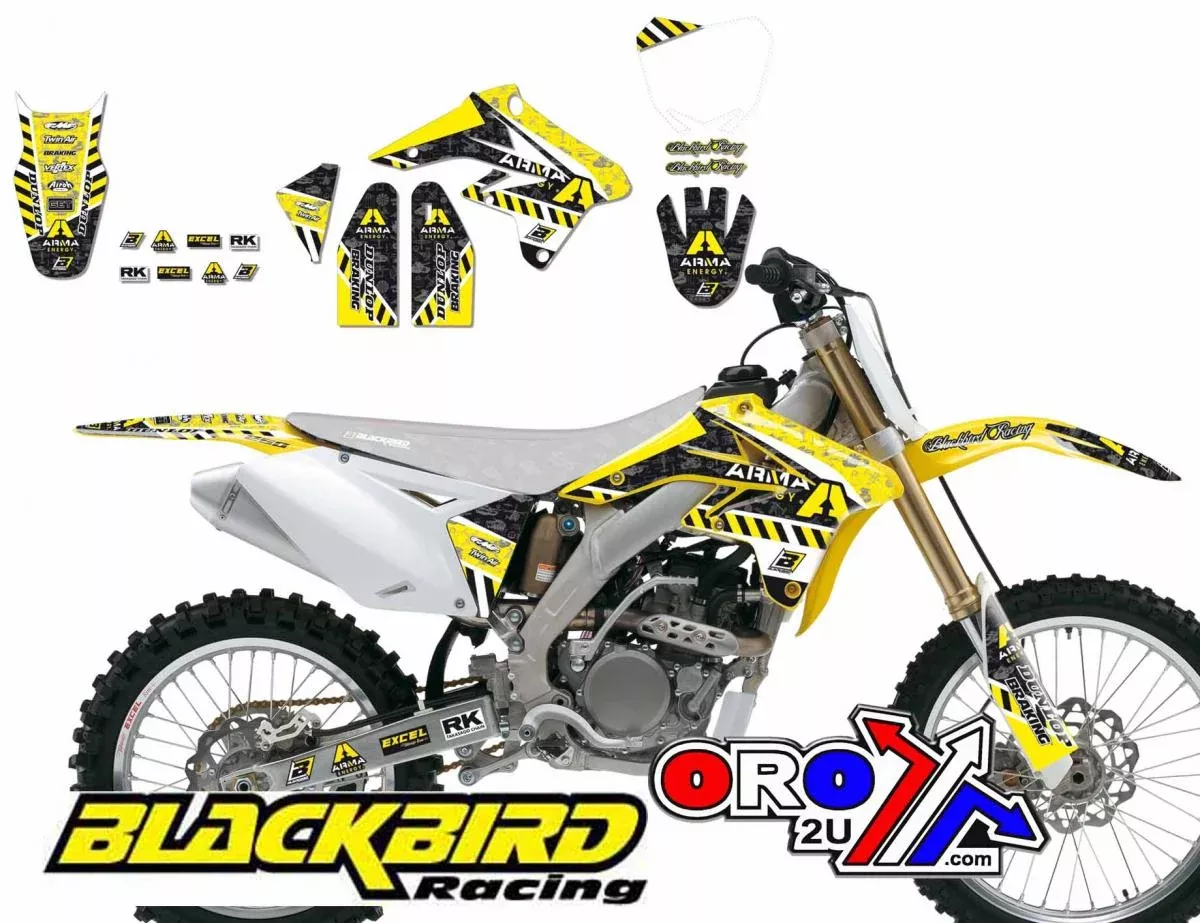 07-09 RMZ250 ARMA ENERGY, BLACKBIRD 2314F GRAPHIC KIT