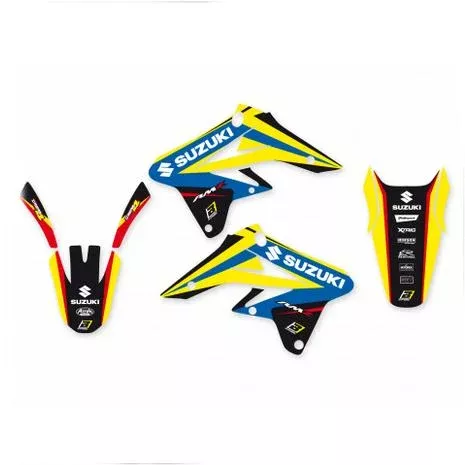 07-09 RMZ250 DREAM 4 GRAPHIC, BLACKDIRD DECAL KIT 2314N, 50-223