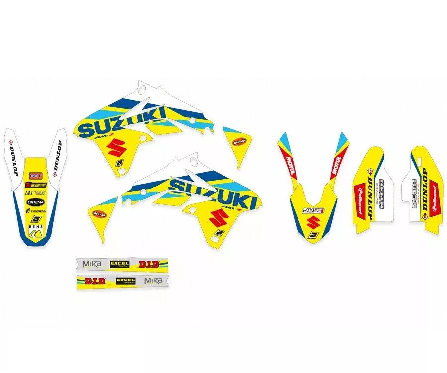 08-17 KEVIN STRIJBOS RM-Z 450, BLACKBIRD GRAPHIC STICKER KIT 2316R8