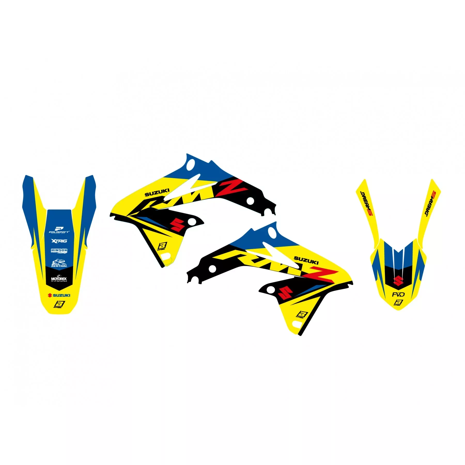 08-17 RMZ450 DREAM 5 GRAPHICS, BLACKBIRD 2316AB