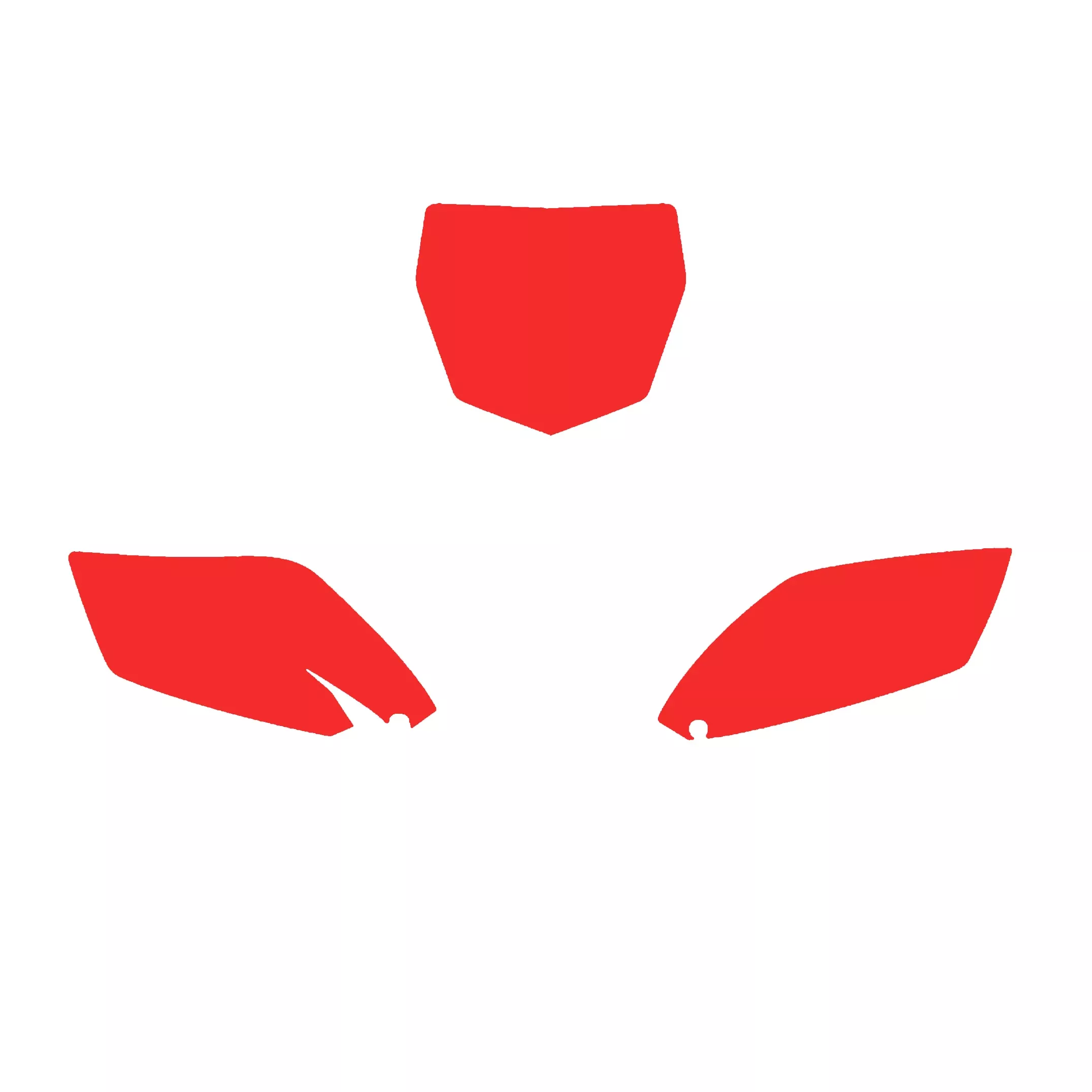 10-13 YZF250 BACKGROUND RED, BLACKBIRD 3219/60
