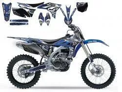 10-13 YZF250 TRIBAL SKULL 2, BLACKBIRD DECAL KIT 2239B