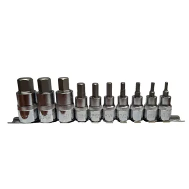 10 PC HEX SKT SET