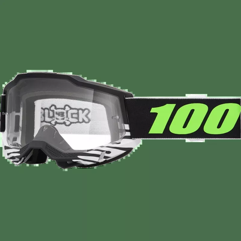 100% Accuri 2 UTV Special Goggle KB43 Mirror Green Lens