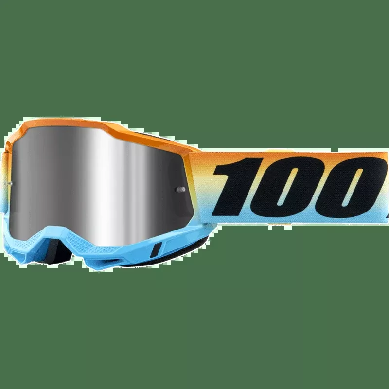 100% Accuri 2 Youth Goggle Sunset Flash Silver Lens
