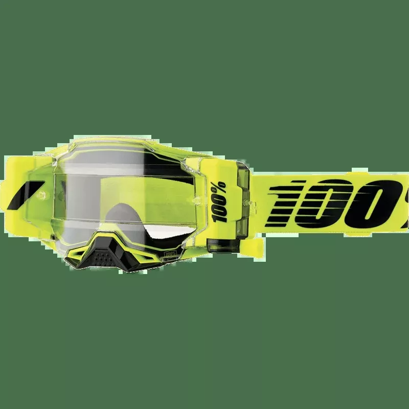 100% Armega Forecast Goggle Nuclear Citrus Clear Lens