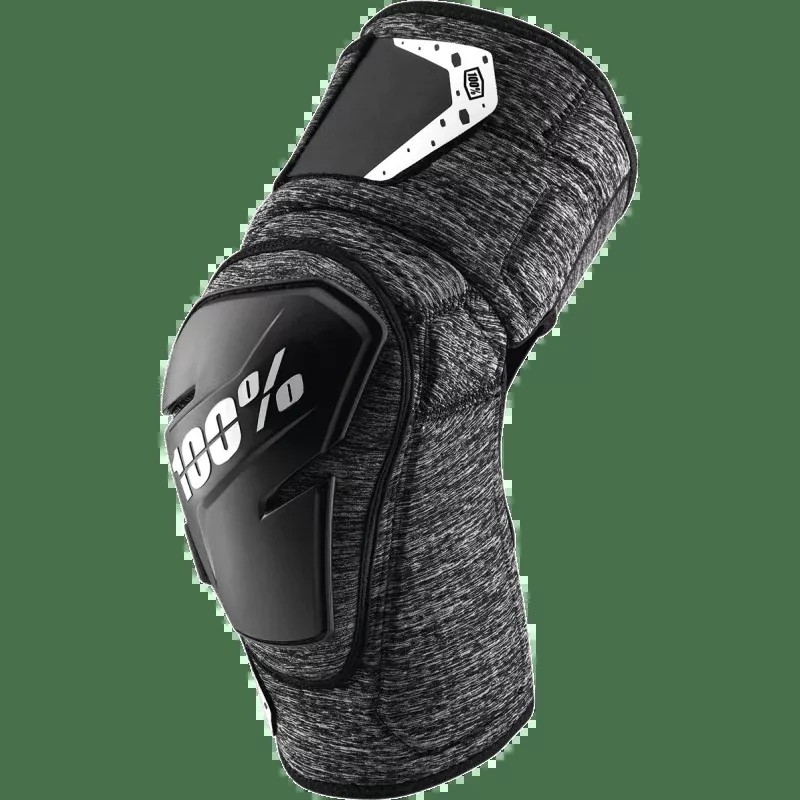 100% Fortis Knee Guards Heather/Black
