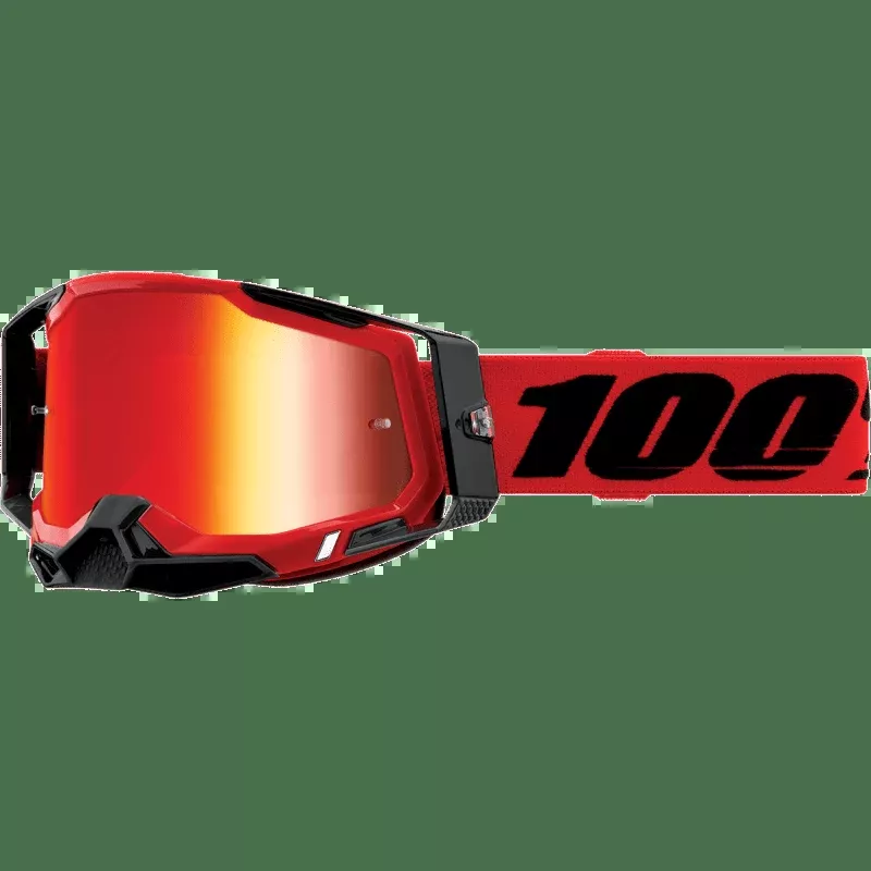 100% Racecraft 2 Goggle Mirror Red Lens