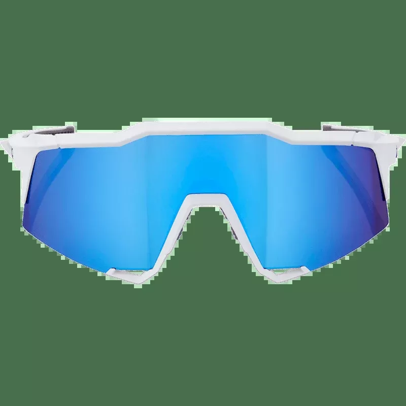 100% Speedcraft Matte White W/Hiper Iceberg Lens