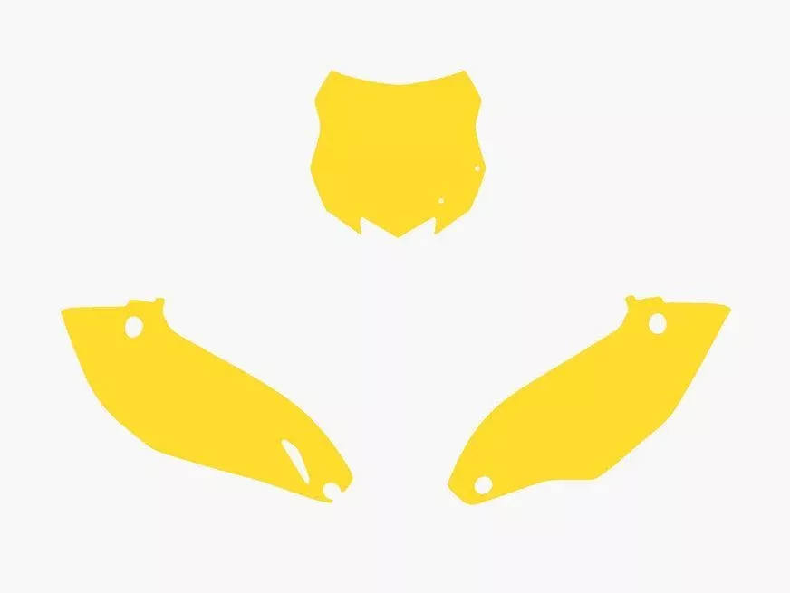 13-15 KXF250/450 BACKGROUNDS, YELLOW BLACKBIRD 3417/40