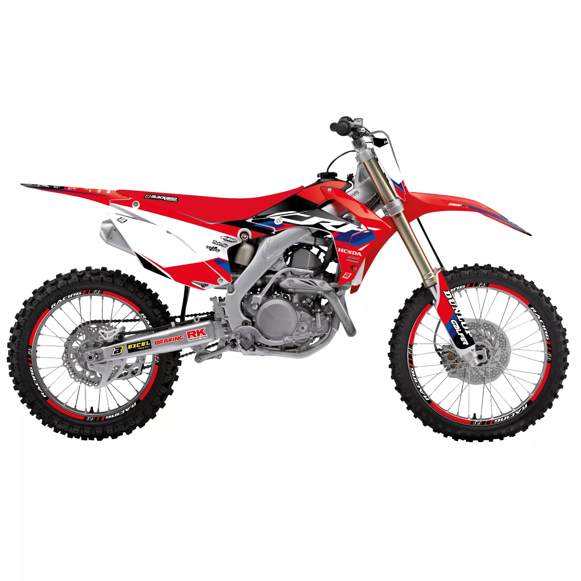 14-17 CRF250 13-16 CRF450 DREAM 5 DECAL SET, BLACKBIRD 2145AB