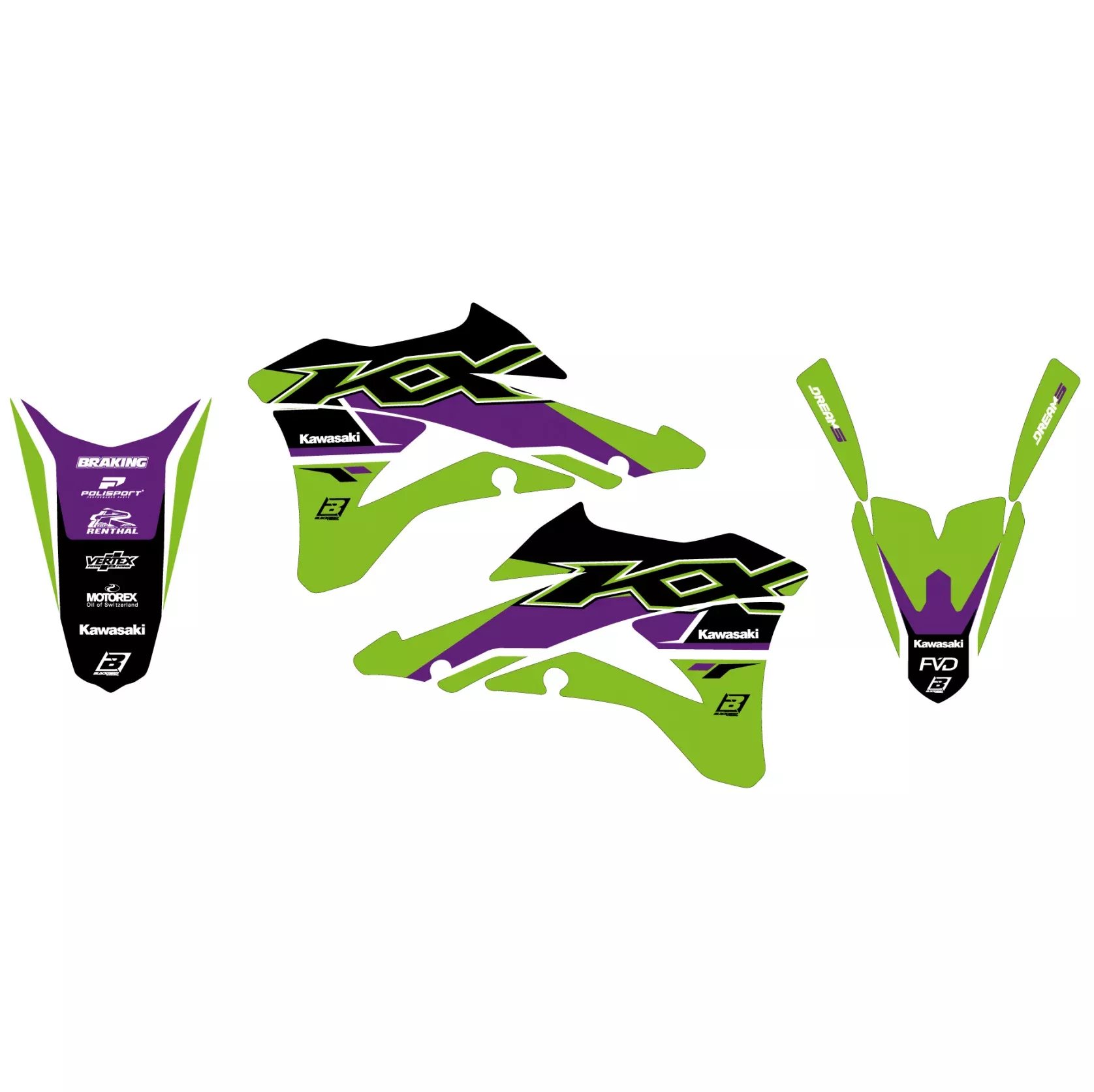 14-21 KX85 DREAM 5 GRAPHICS, BLACKBIRD 2422AB