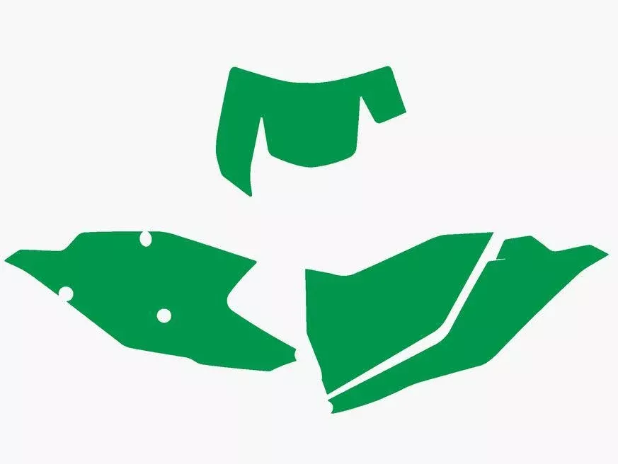 17-19 KTM EXC GREEN PRE CUT BACKGROUNDS, BLACKBIRD 3526/30