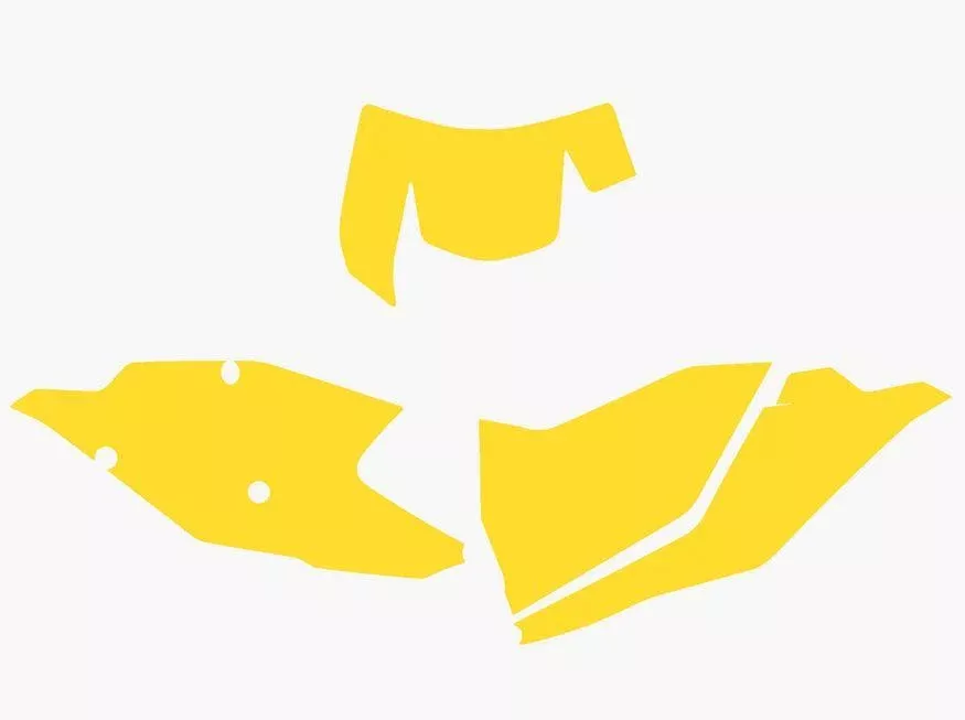 17-19 KTM EXC YELLOW PRE CUT BACKGROUNDS, BLACKBIRD 3526/40