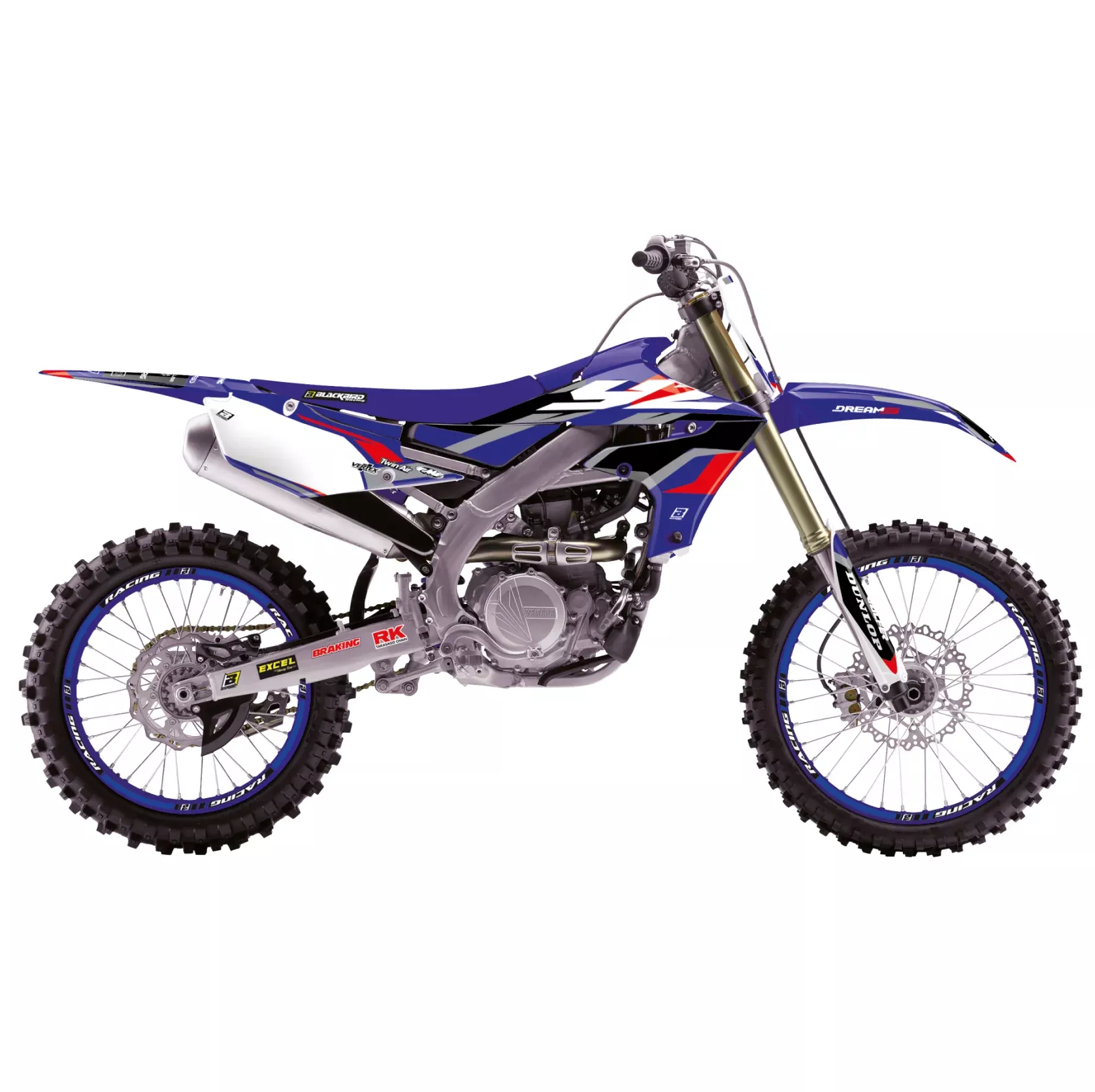 19-22 YZF250/450 DREAM 5 GRAPHICS, BLACKBIRD 2247AB DECAL KIT