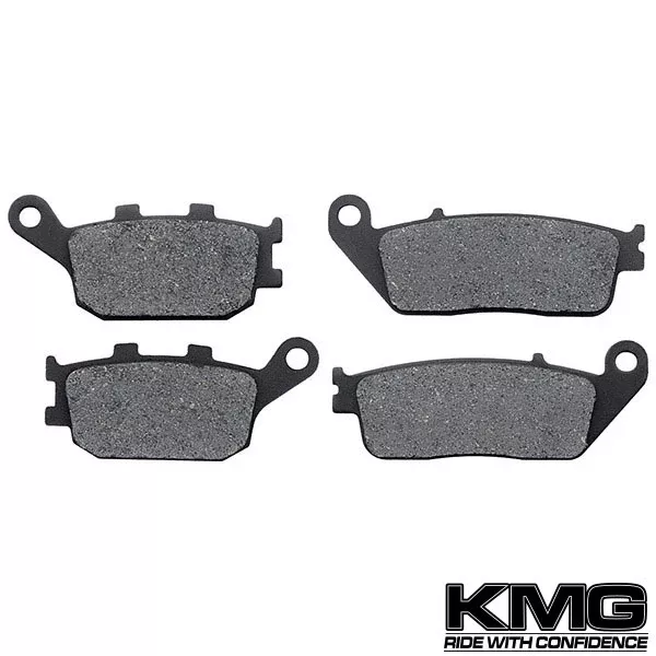 1999 Honda VT 1100 D2 Shadow Front + Rear Non-Metallic Organic NAO Brake Pads Set