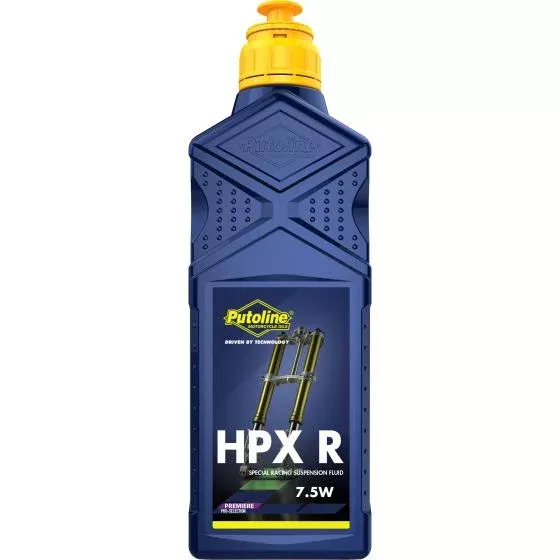 1LT 7.5wt HPXR FORK OIL, PUTOLINE 70231HPX7.5-1, HPX7.5-1, BOX = 12