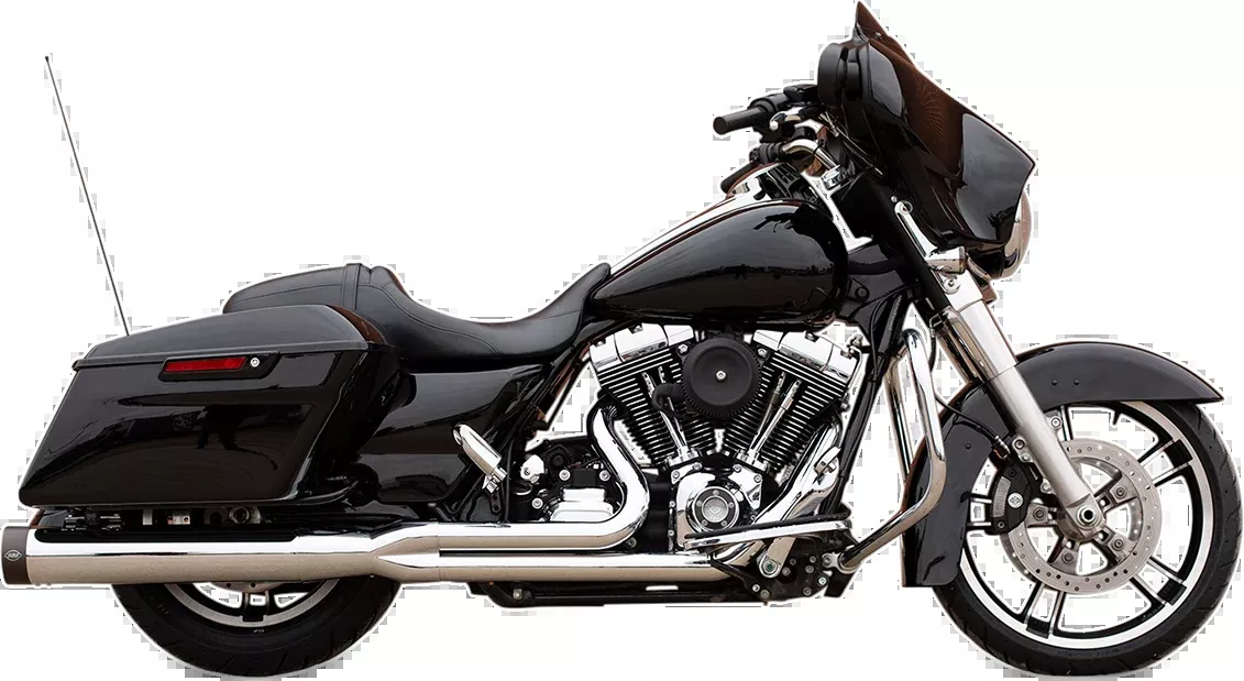 2-into-1 Exhaust for '95-'16 FL - Chrome