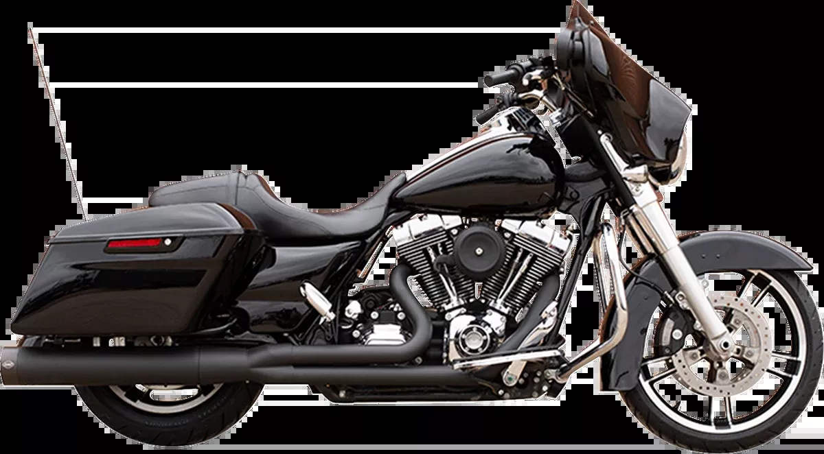 2-into-1 Sidewinder Exhaust System - 50 State - Black - Touring '07-'16