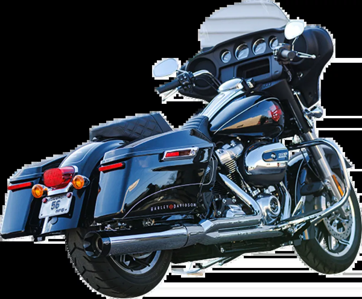 2-into-1 Sidewinder Exhaust System - 50-State - Chrome - M8 Touring