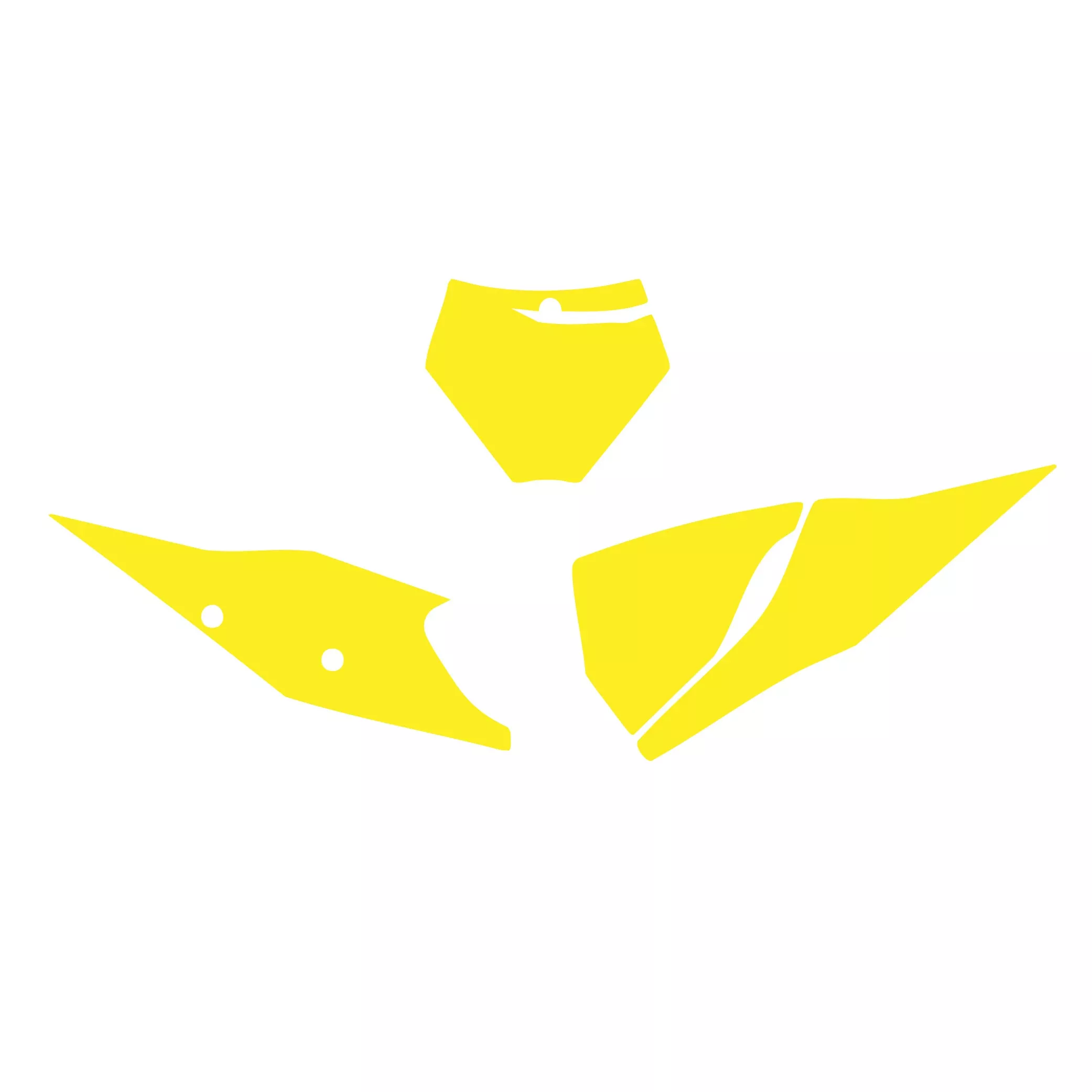 20-23 KTM EXC/EXCF YELLOW PRE CUT BACKGROUNDS, BLACKBIRD 3529/40