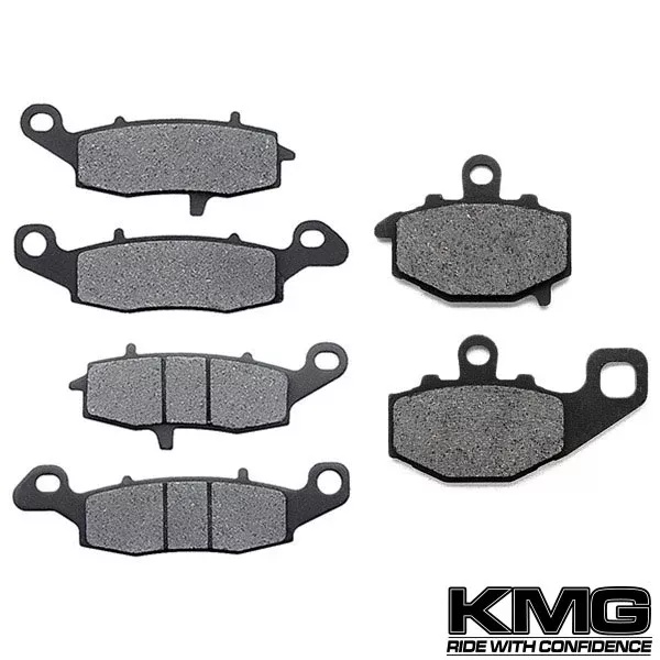 2009-2010 Kawasaki ER650 ER-6n Front + Rear Non-Metallic Organic NAO Brake Pads Set