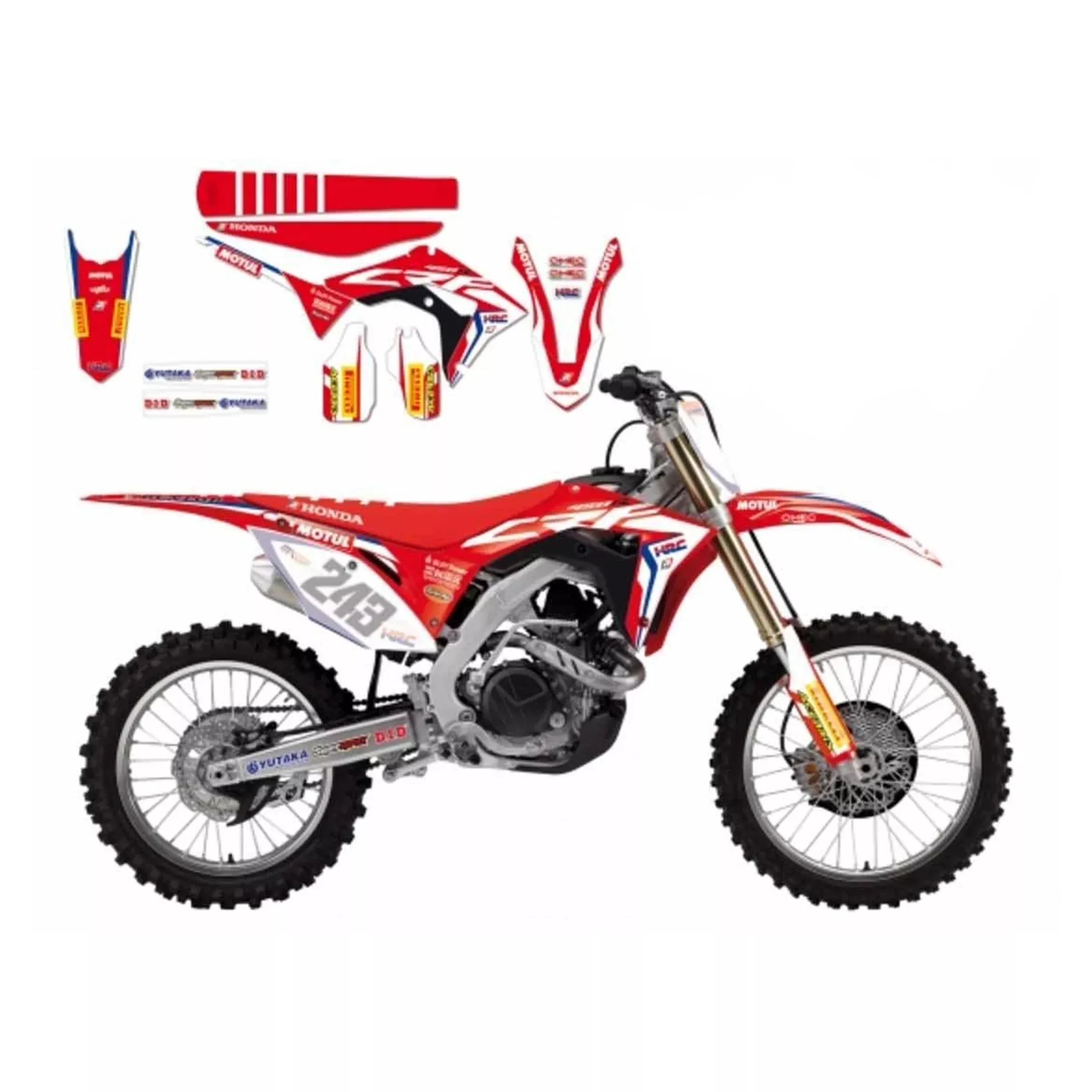 2017 CRF250/450R TEAM HRC FULL KIT, BLACKBIRD 8146R17 [2017 HRC]
