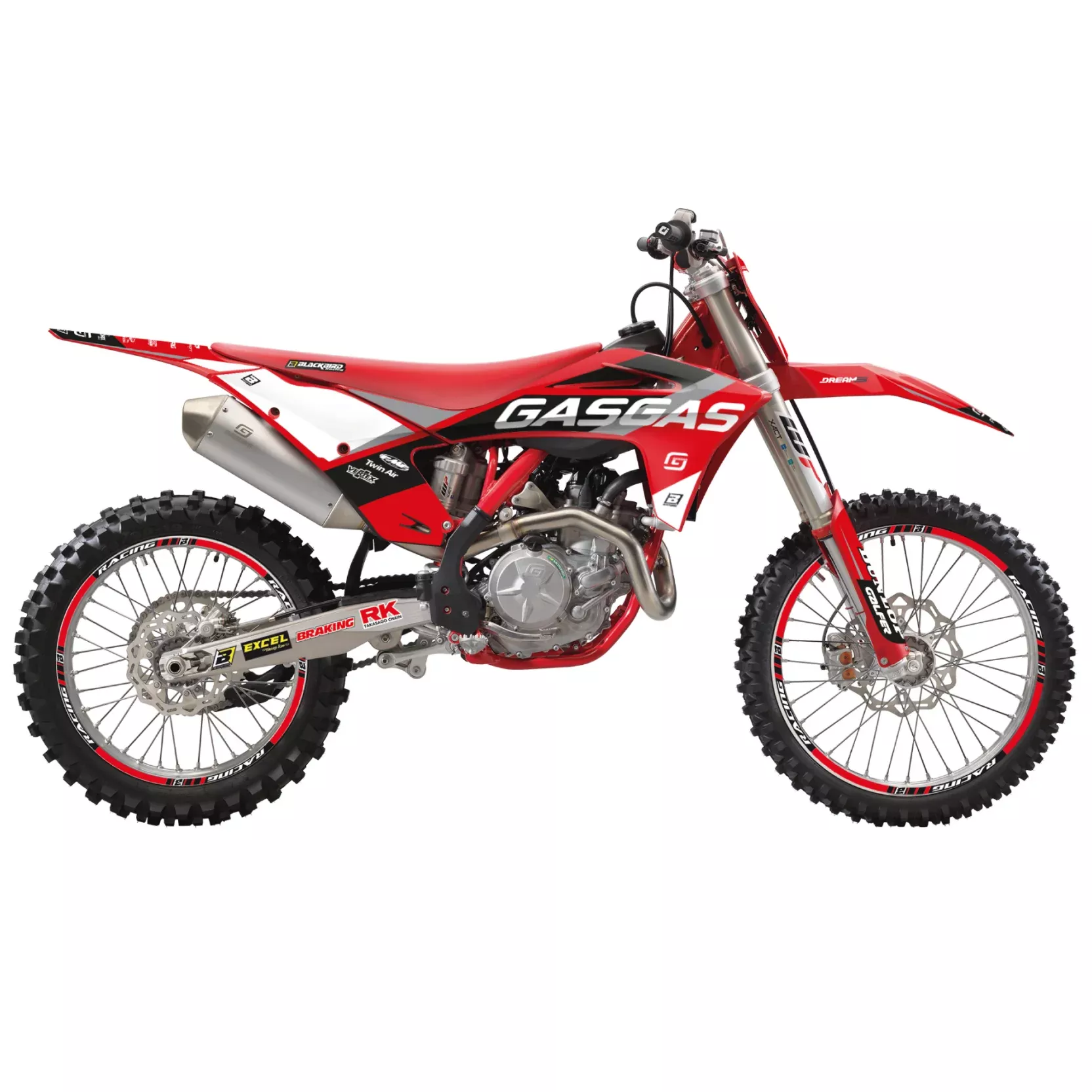 21-23 EC/MC GASGAS DREAM5 GRAPHICS, BLACKBIRD 2908AB DECAL KIT