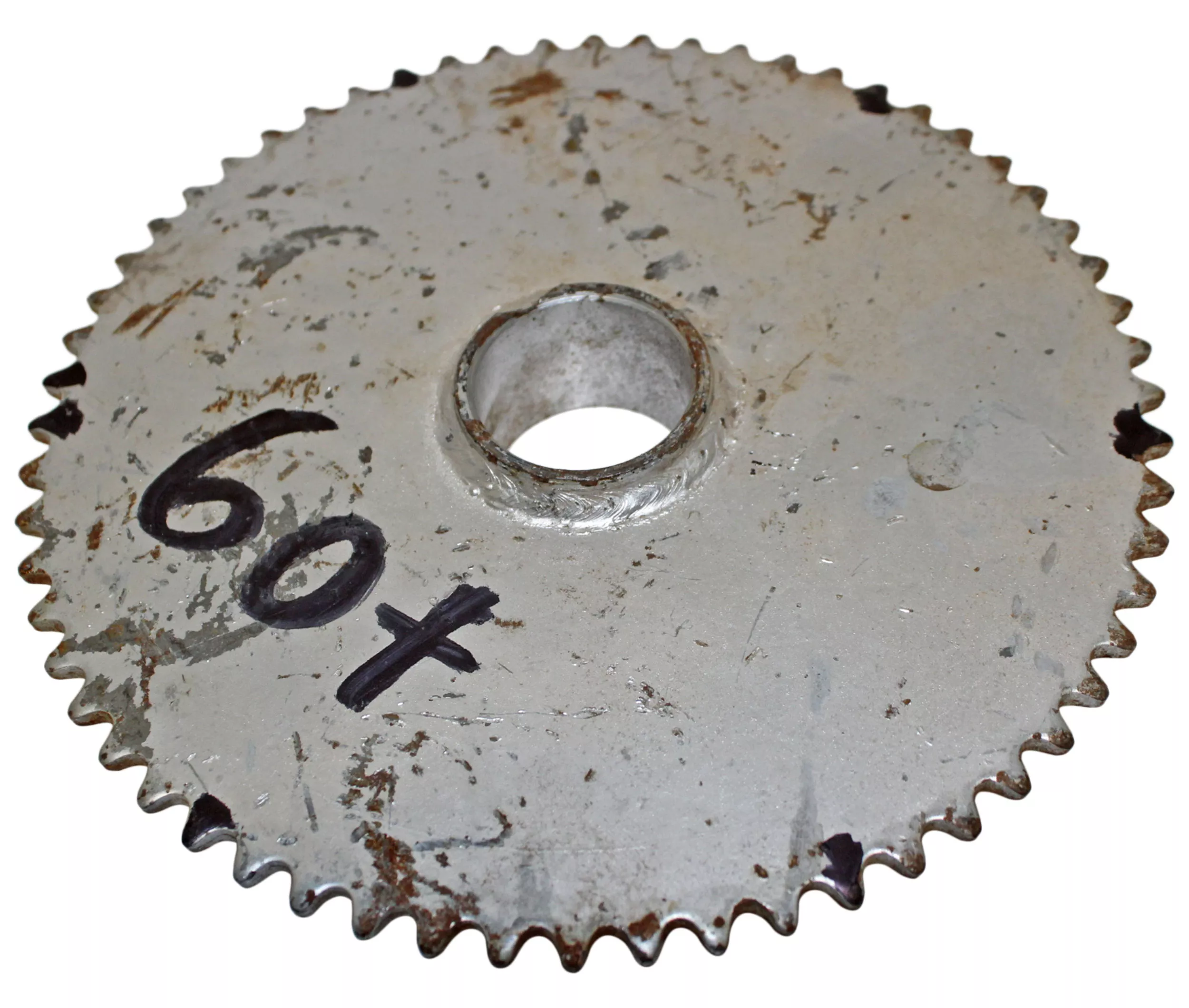#35 Idler Sprocket 60T Steel with Welded Hub