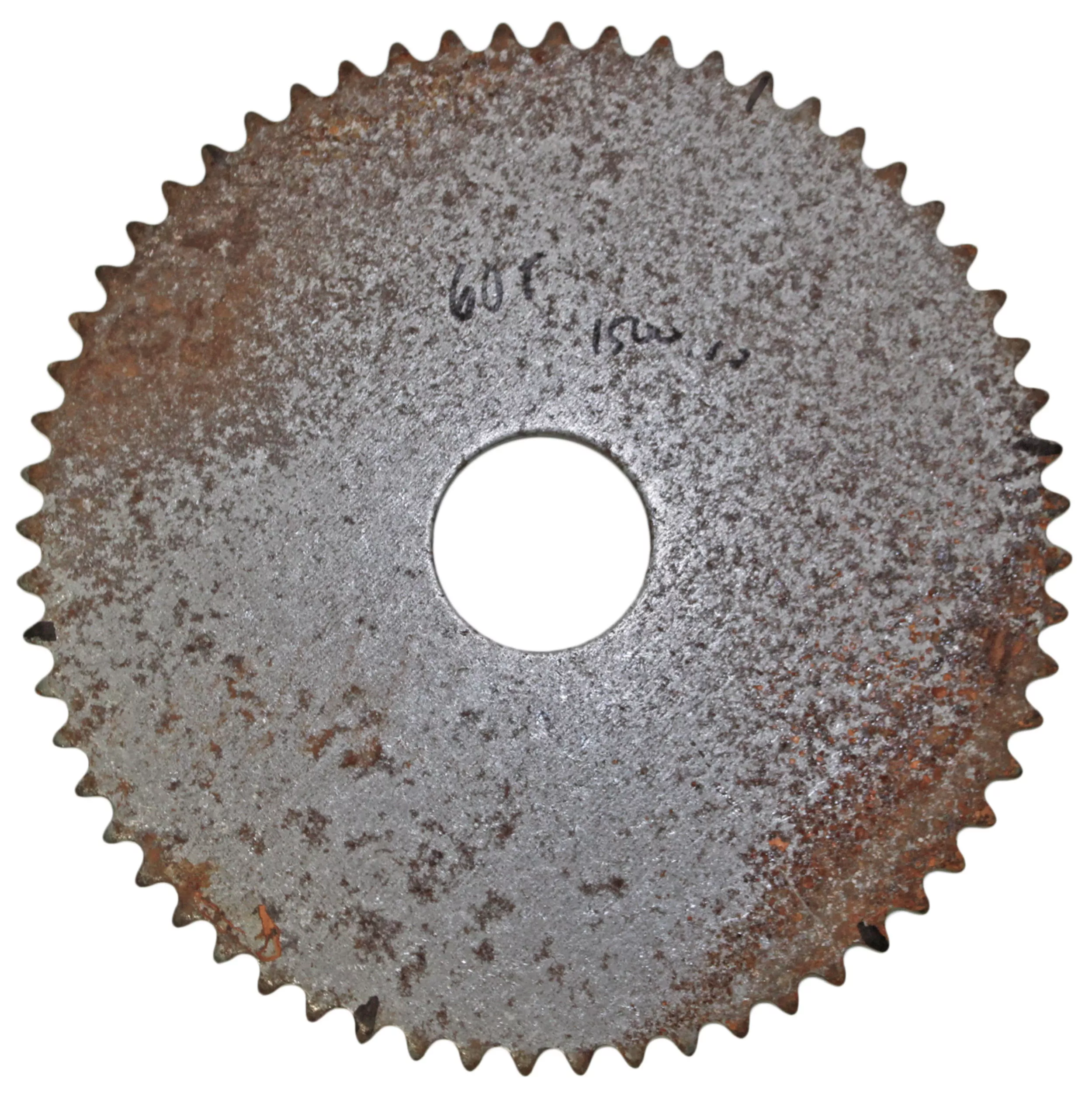 #35 Sprocket (60T) Steel | No Bolt Holes | Surface Rust from Storage