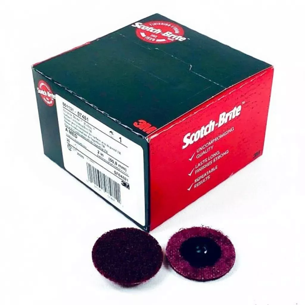 3M 07481 Scotch-Brite Roloc Surface Conditioning Disc 2 in Medium