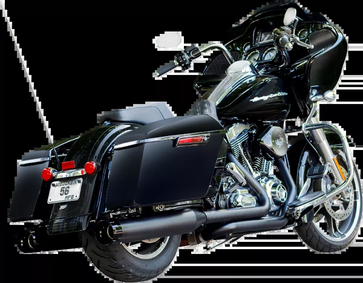 4-1/2" MK45 Performance Mufflers - Black with Black Thruster