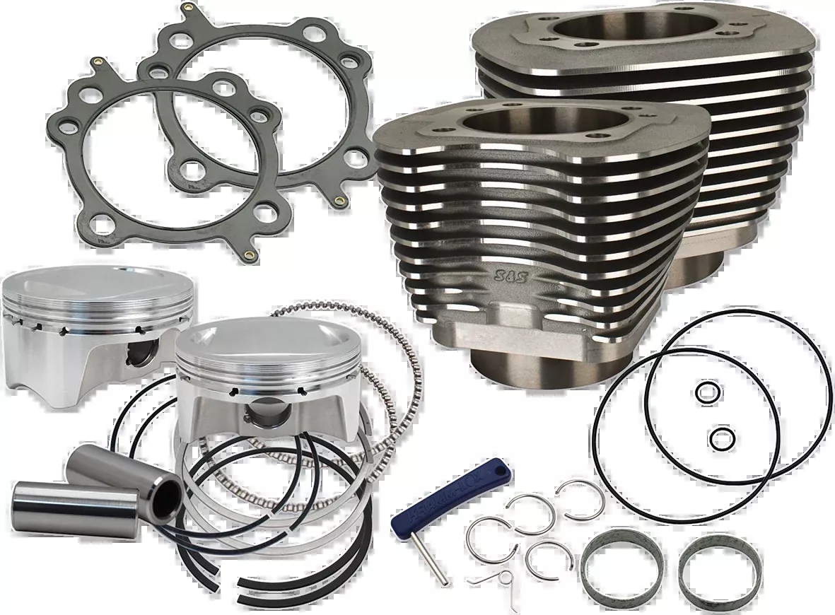 4" Big Bore Bolt-In Sidewinder Cylinder Kit - 110" - Black