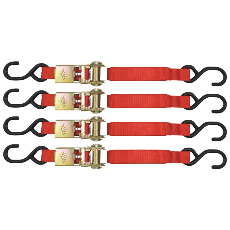 4PC RATCHET TIE DOWNS