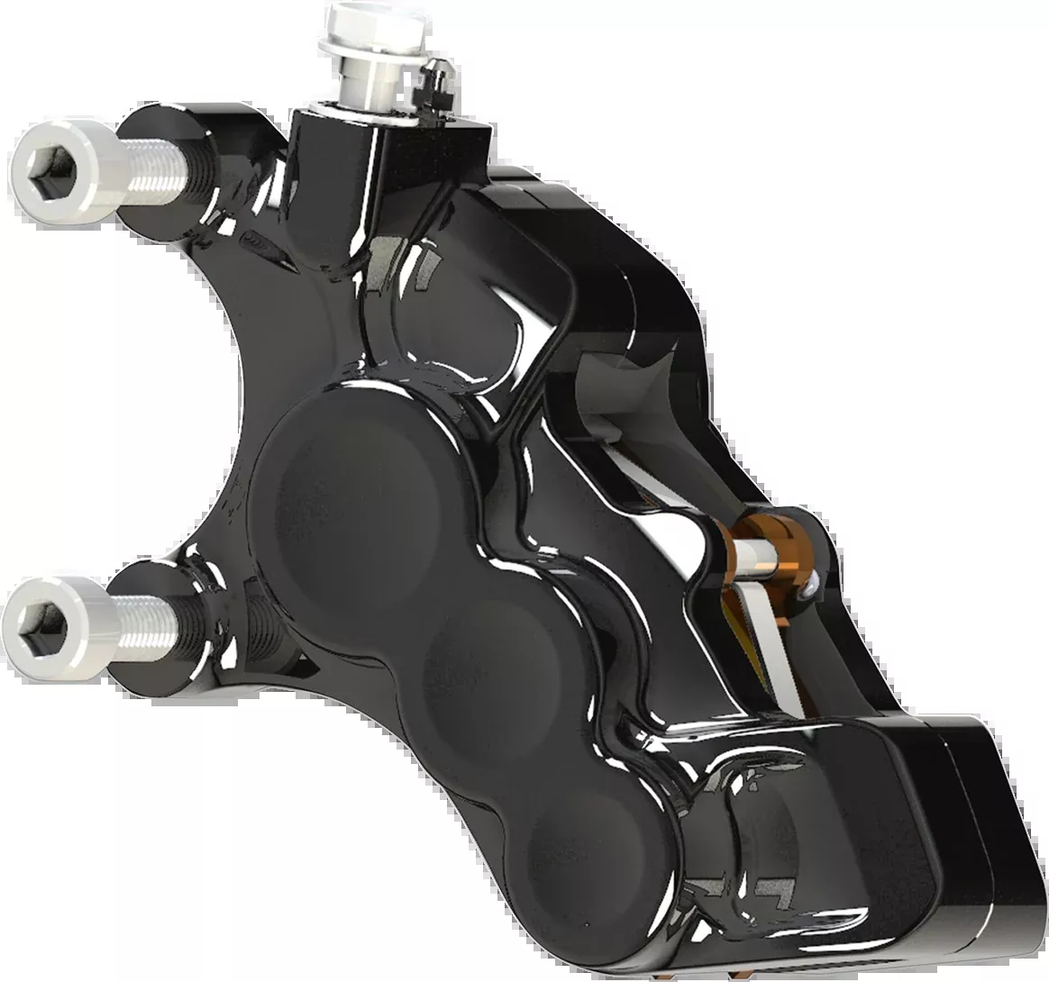 6-Piston Caliper - Front Left - Black - 11.8"