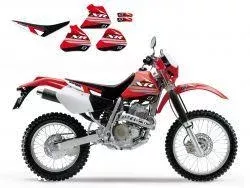 88-99 XR600 DREAM 2 GRAPHIC, BLACKBIRD DECAL KIT 2129A