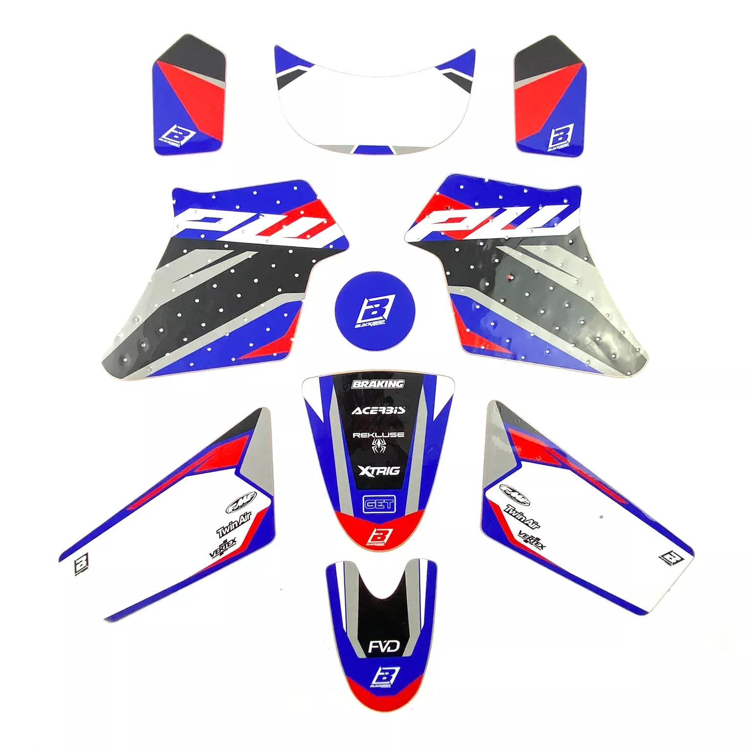 90-24 PW50 DREAM 5 BLACKBIRD, DECAL KIT 2224AB