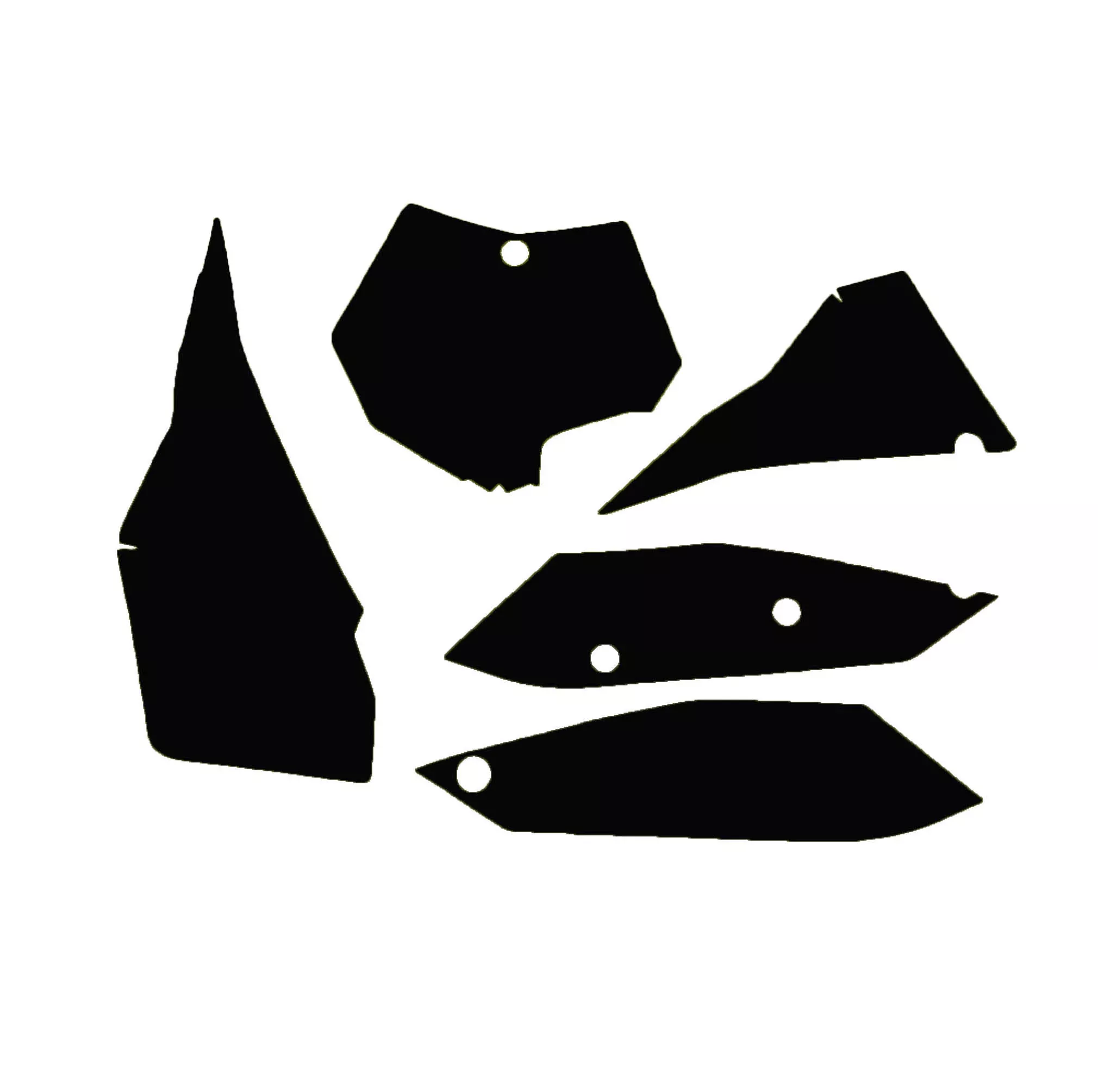 92 YZ125/250 BLACK BACKGROUNDS