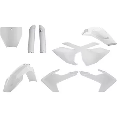 Acerbis 2462600002 Full Plastic Kits for Husqvarna White