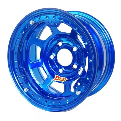 Aero 15x8 3in 5.00 Blue Chrome Beadlock Wheel 53-985030BLU