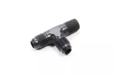 Aeroquip Alum Run Tee #6 Flare 1/4in Black FCM5125