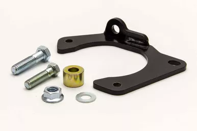 AFCO Caliper Bracket Passenger Side Steel for Hybrid Rotor GM Metric Caliper Mustang II Pinto 40122PR