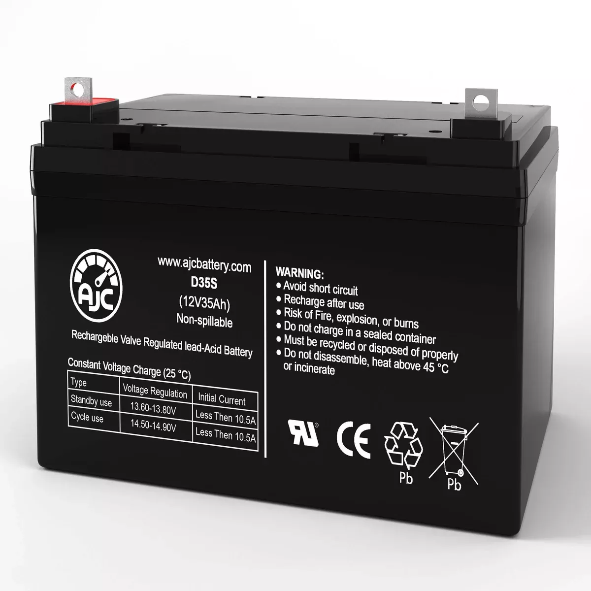AJC Battery Compatible with Best Power FERRUPS FE 3.1KVA 12V 35Ah UPS Battery