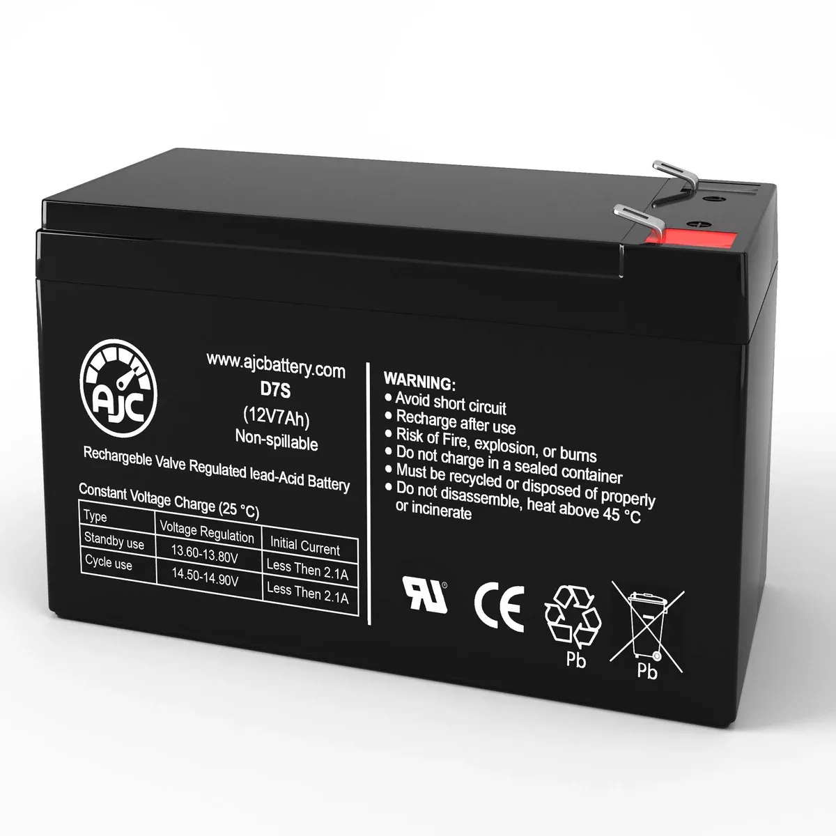 AJC Battery Compatible with CyberPower 800AVR 12V 7Ah UPS Battery