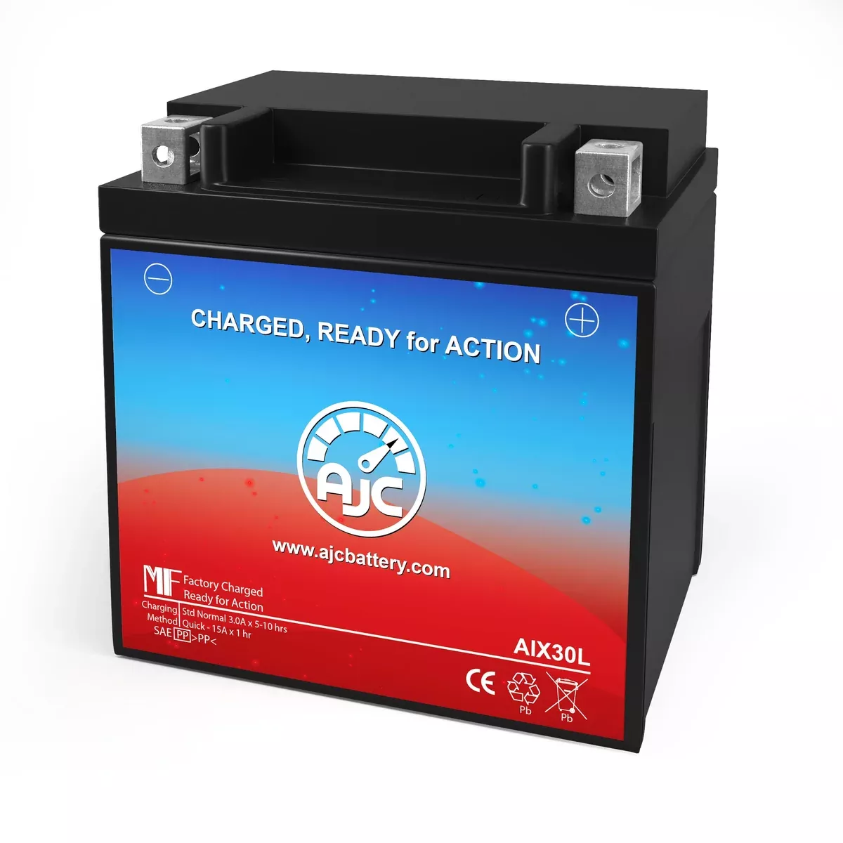 AJC Battery Compatible with Harley-Davidson Electra Glide Standard FLHT 1450CC Motorcycle Battery (1999-2006)