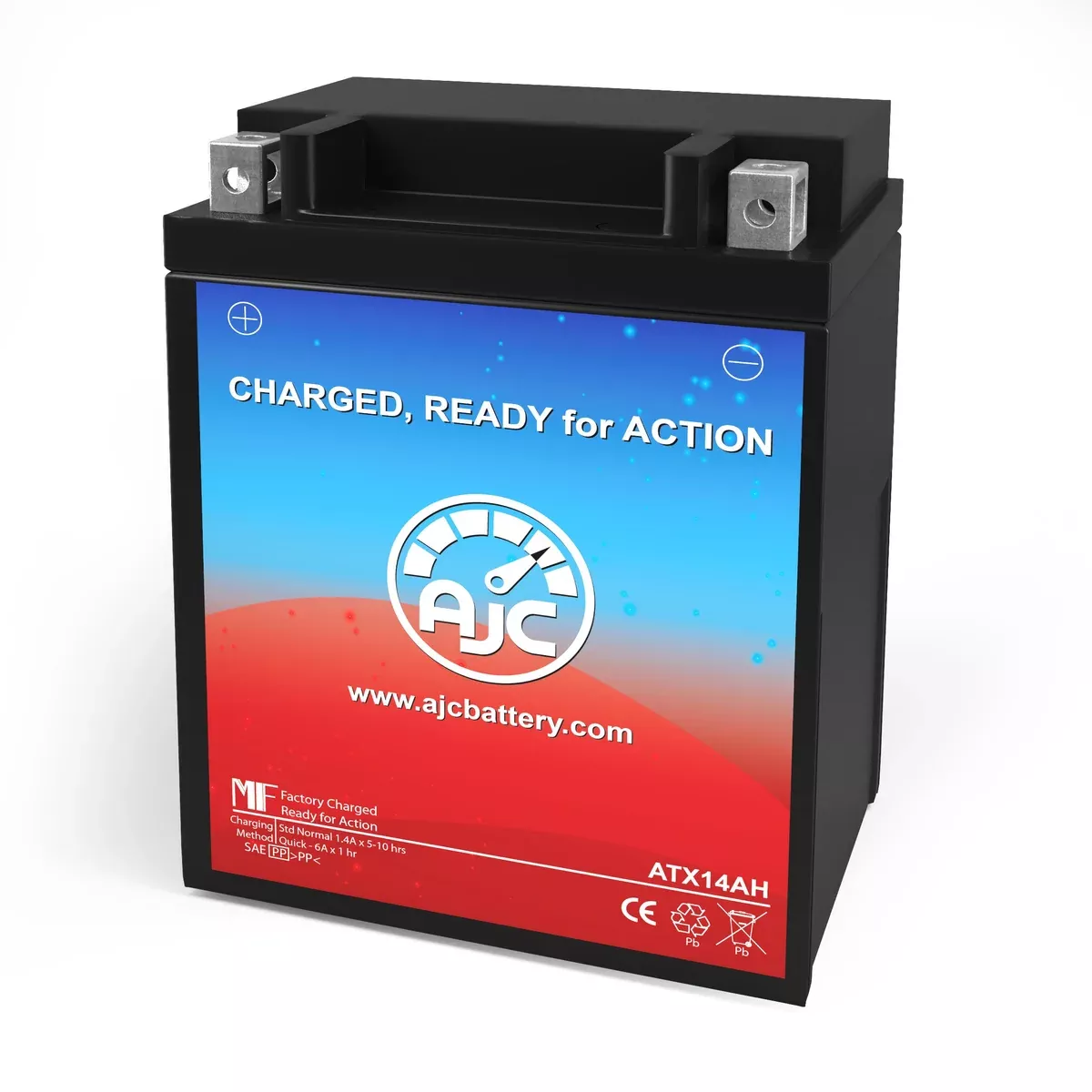 AJC Battery Compatible with Kawasaki KAF400 Mule 600 610 400CC UTV Battery (2005-2016)